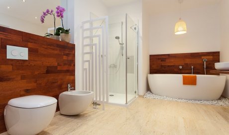 Création d'un pare-douche sur-mesure avec impression numérique - Clermont-Ferrand - L'ATELIER DU VERRE